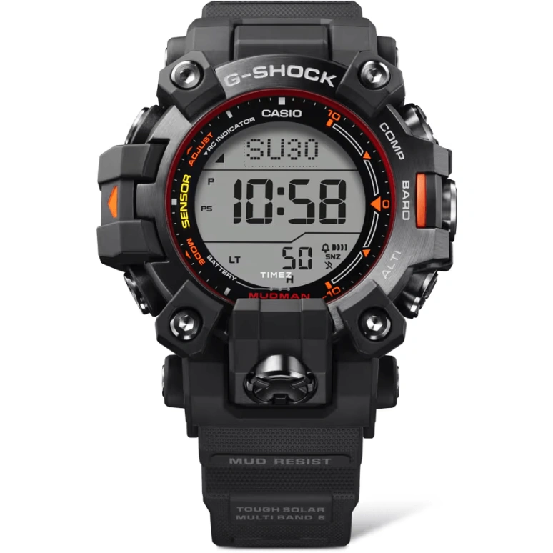 Casio,MASTER OF G - LAND 56.70x52.70mm,56.70x52.70mm,Bio-sourced,Stainless Steel,Grey,Quartz,Countdown,Chronograph,Month,Date,Sapphire,Crystal Glass,Round,GW9500MEC,GW9500MEC-1