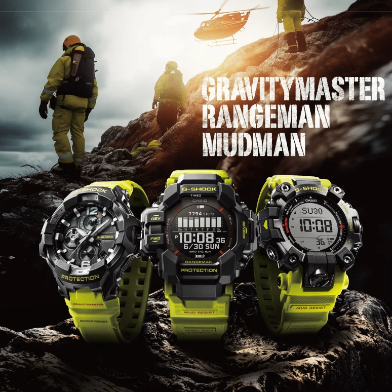 Casio,MASTER OF G - LAND 56.70x52.70mm,56.70x52.70mm,Bio-sourced,Carbon,Resin,Stainless Steel,Grey,Quartz,Countdown,Chronograph,Month,Date,Hardlex,Round,GW9500MRY,GW9500MRY-1A9
