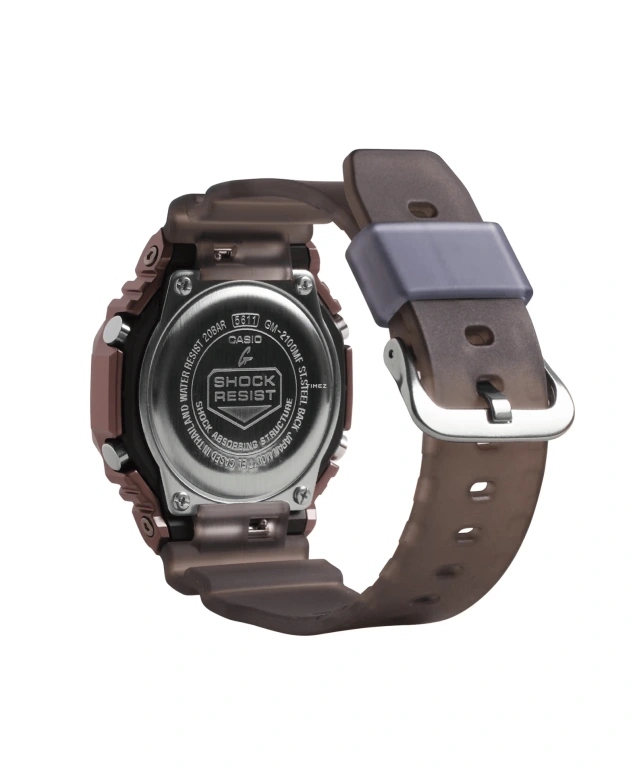 Casio,G-STEEL 49.30x44.40mm,49.30x44.40mm,Resin,Grey,Quartz,Countdown,Chronograph,Month,Date,Hardlex,Octagon,GM2100MF,GM2100MF-5A