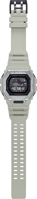 Casio,G-LIDE 50.90x46mm,50.90x46mm,Bio-sourced,Resin,Black,Quartz,Countdown,Chronograph,Month,Date,Hardlex,Square,GBX100,GBX100-8
