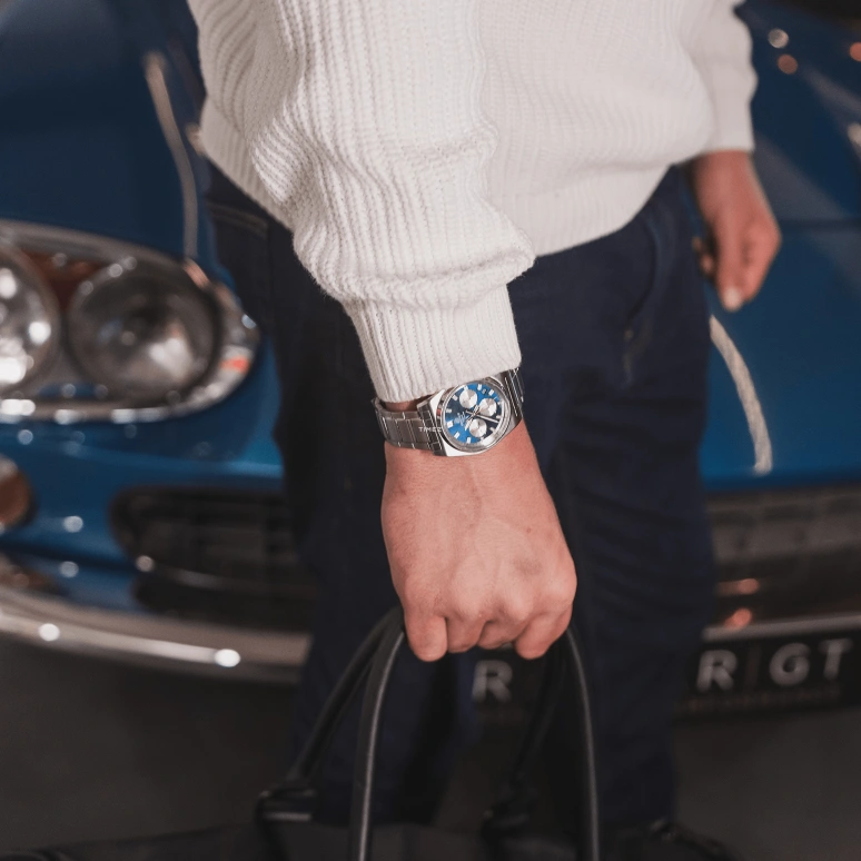 Casio,EDIFICE 40mm,40mm,Stainless Steel,Blue,Quartz,Chronograph,Day,EFB730D,EFB730D-2AV