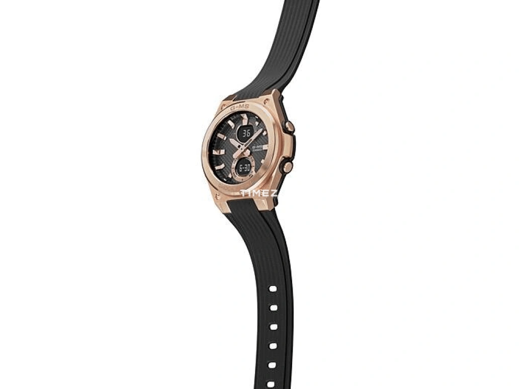 Casio,G-MS 40.30mm,40.30mm,Resin,Stainless Steel,Black,Quartz,Countdown,Chronograph,Month,Date,Hardlex,Round,MSGC100G,MSGC100G-1A