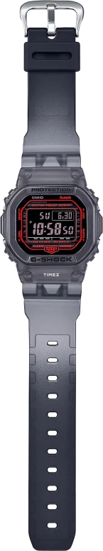 Casio,G-SHOCK 48.90x42.80mm,48.90x42.80mm,Resin,Black,Red,Quartz,Countdown,Chronograph,Month,Date,Hardlex,Square,DWB5600G,DWB5600G-1
