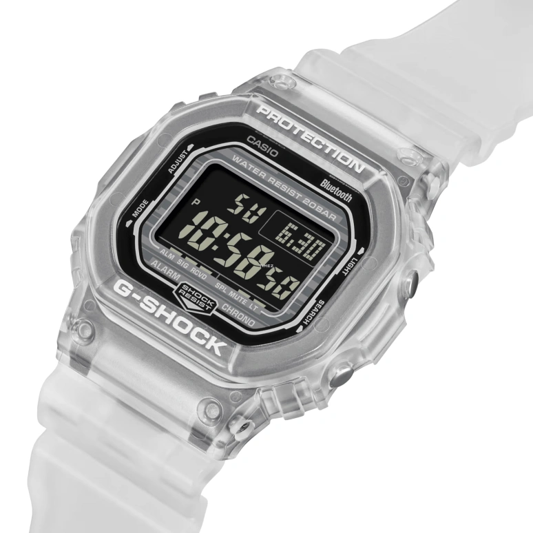 Casio,5600 48.90x42.80mm,48.90x42.80mm,Resin,Black,Quartz,Countdown,Chronograph,Month,Date,Hardlex,Square,DWB5600G,DWB5600G-7