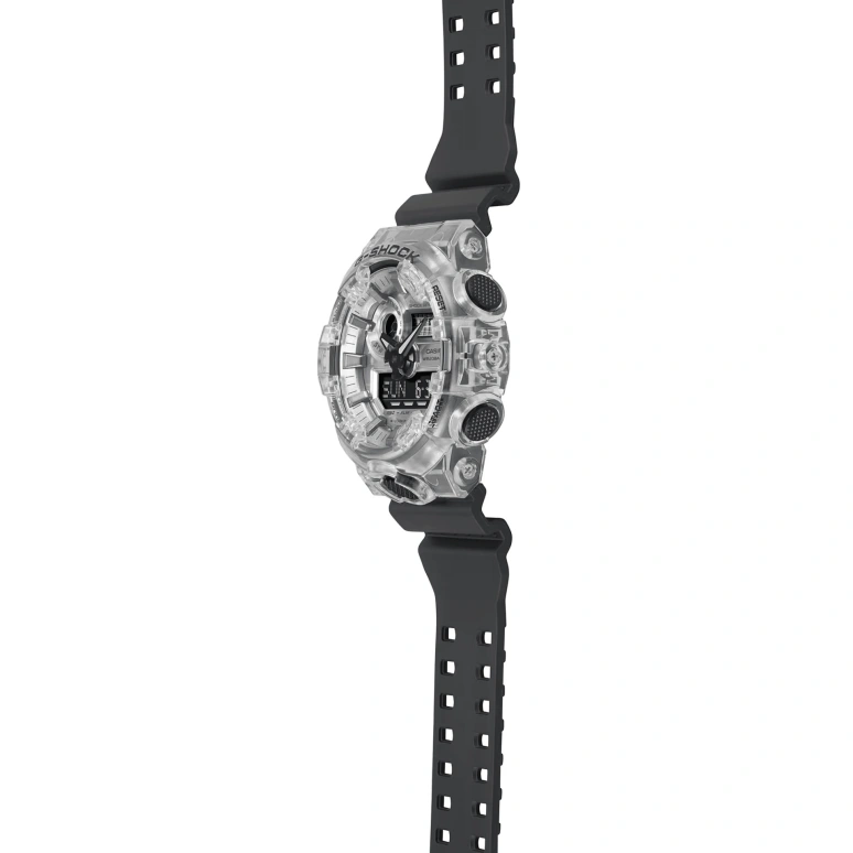 Casio,G-SHOCK 57.50x53.40mm,57.50x53.40mm,Resin,Black,Grey,Quartz,Countdown,Chronograph,Month,Date,Hardlex,Round,GA700SKC,GA700SKC-1A