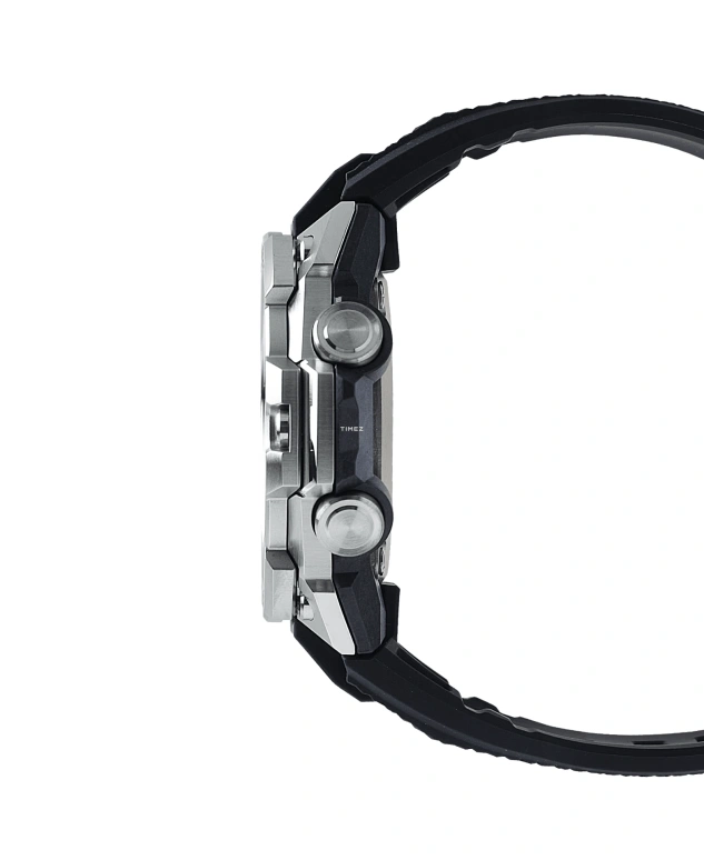 Casio,G-STEEL 49.60mm,49.60mm,Resin,Black,Quartz,Countdown,Chronograph,Month,Date,Hardlex,Round,GSTB400,GSTB400-1A