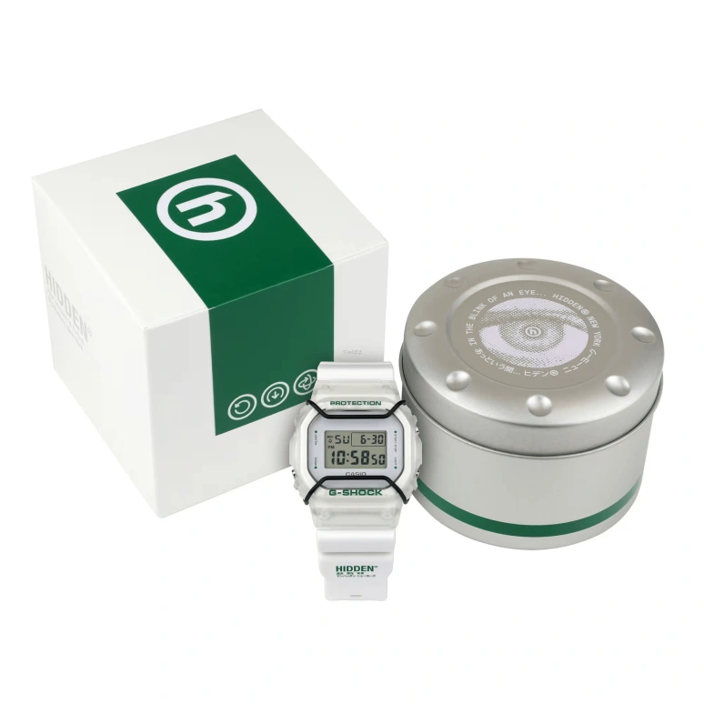 Casio,5600 48.90x43.80mm,48.90x43.80mm,Resin,White,Quartz,Countdown,Chronograph,Month,Date,Hardlex,Square,DW5600HDN257