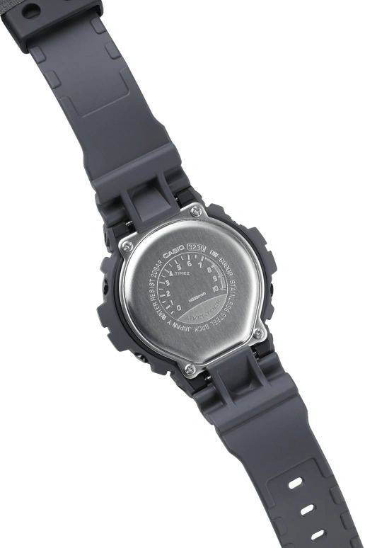 Casio,G-Shock 6900 53.20x50mm,53.20x50mm,Resin,Grey,Black,Quartz,Countdown,Chronograph,Month,Date,Hardlex,Round,DW6900LVS238