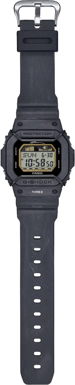 Casio,G-LIDE 46.70x43.20mm,46.70x43.20mm,Bio-sourced,Resin,Black,Quartz,Countdown,Chronograph,Month,Date,Hardlex,Square,GLX5600KB,GLX5600KB-1