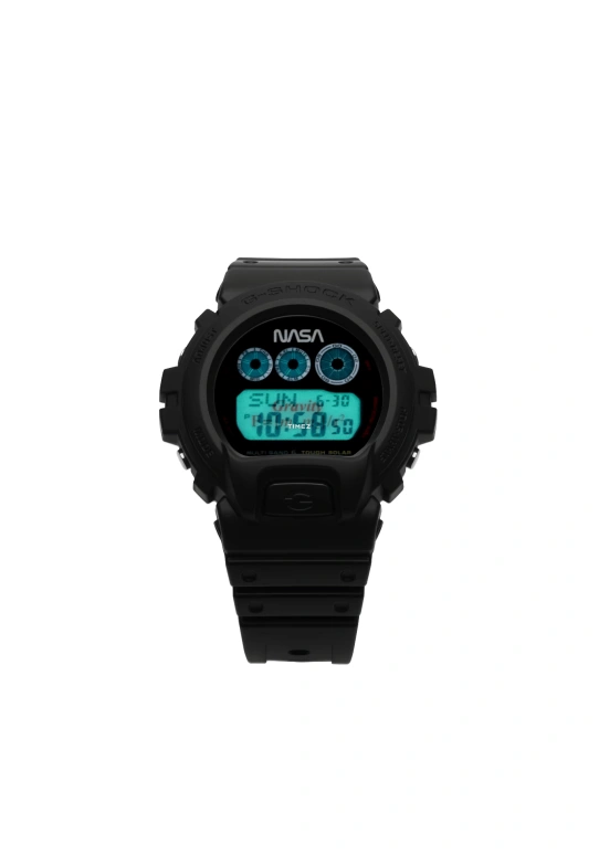 Casio,G-SHOCK 50mm,50mm,Resin,Black,Quartz,Countdown,Chronograph,Date,Day,Hardlex,Round,GW6900NASA241