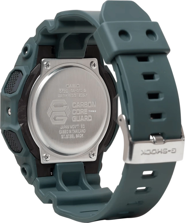Casio,G-SHOCK 51.90mm,51.90mm,Bio-sourced,Carbon,Resin,Black,Quartz,Countdown,Chronograph,Month,Date,Hardlex,Round,GA010,GA010-2A