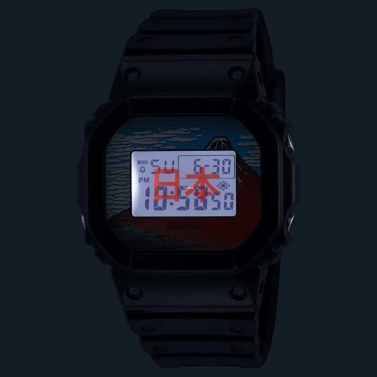 Casio,5600 48.90x42.80mm,48.90x42.80mm,Resin,Multi-Color,Quartz,Countdown,Chronograph,Month,Date,Hardlex,Square,DW5600KHG25,DW5600KHG25-1