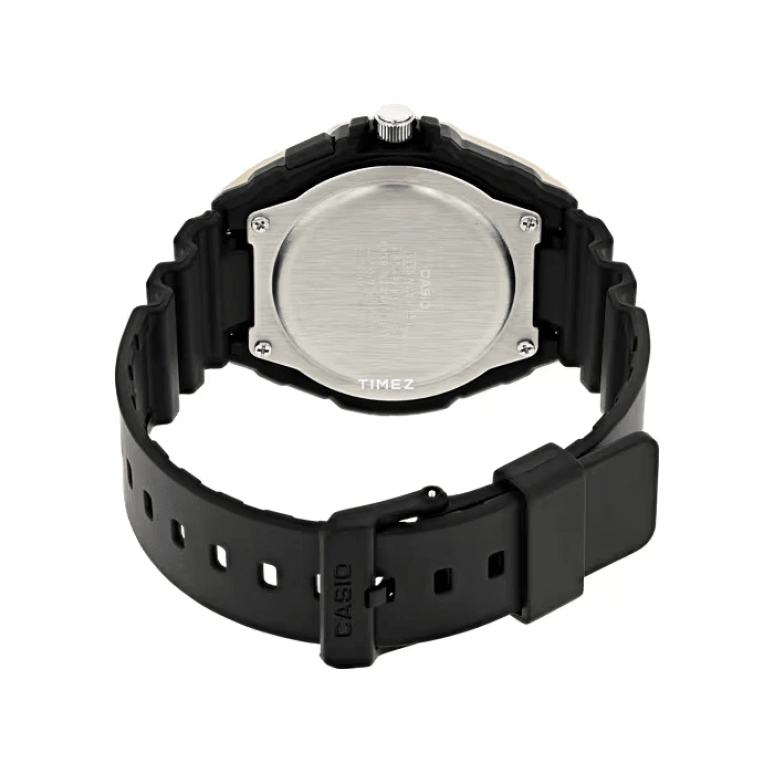 Casio,Illuminator 48.70x46.70mm,48.70x46.70mm,Resin,Black,Quartz,Plexi,Glass,Round,MWC100H,MWC100H-9AV