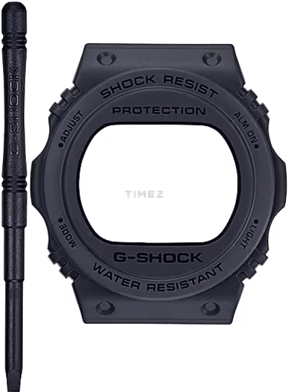 Casio,G-SHOCK 48.90x43.80mm,48.90x43.80mm,Bio-sourced,Resin,Black,Quartz,Countdown,Chronograph,Month,Date,Hardlex,Square,DWE5657RE,DWE5657RE-1