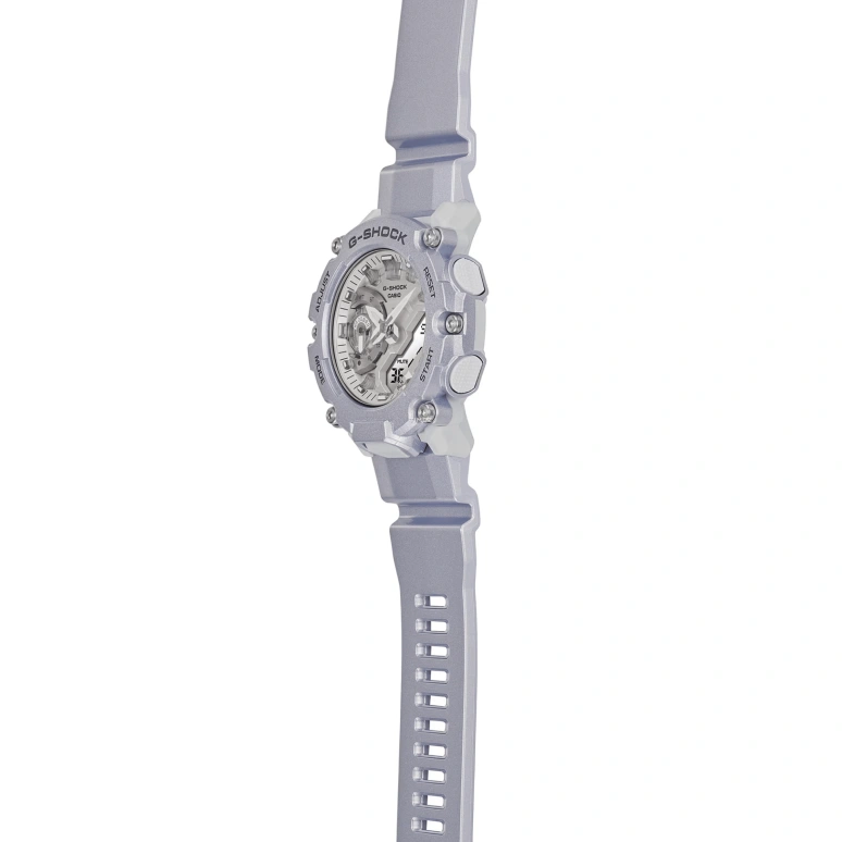 Casio,G-SHOCK 47.10mm,47.10mm,Resin,Carbon,White,Quartz,Countdown,Chronograph,Month,Date,Hardlex,Round,GA2200FF,GA2200FF-8A