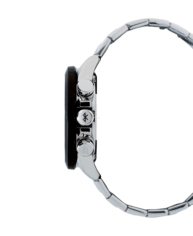 Casio,EDIFICE 49.20mm,49.20mm,Stainless Steel,Black,Quartz,Countdown,Chronograph,Month,Date,Round,Silver,ECB800DB,ECB800DB-1A