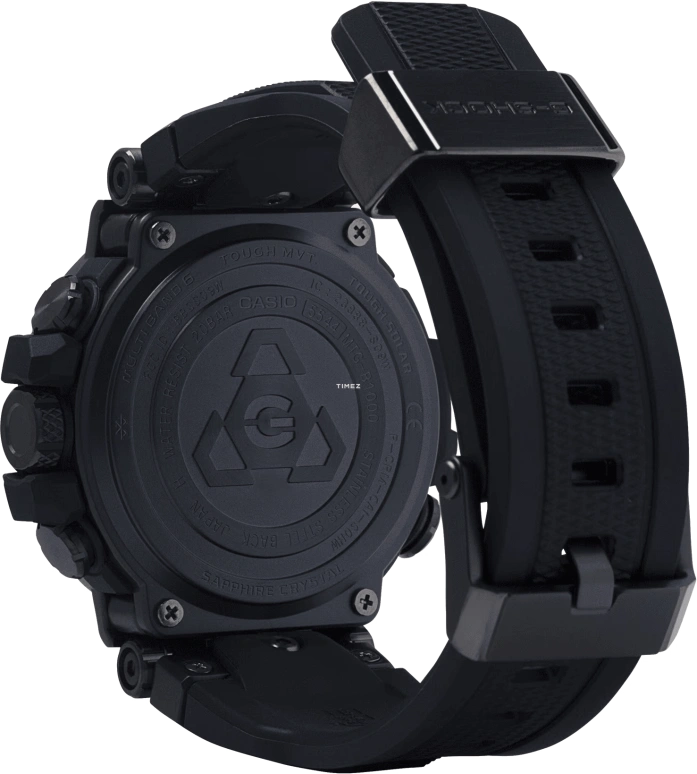 Casio,MTG 55.80x51.70mm,55.80x51.70mm,Resin,Black,Quartz,Countdown,Chronograph,Date,Day,Sapphire,Crystal Glass,Round,MTGB1000B,MTGB1000B-1A