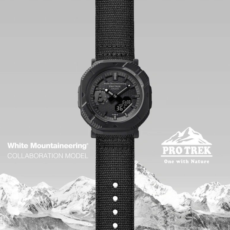 Casio,PROTREK 50.30x46mm,50.30x46mm,Resin,Bio-sourced,Black,Quartz,Countdown,Chronograph,Month,Date,Hardlex,Glass,Square,PRJB001WM,PRJB001WM-1