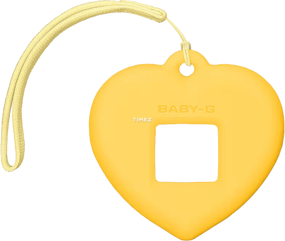 Casio,BABY-G 42.80x39mm,42.80x39mm,Resin,Yellow,Quartz,Countdown,Chronograph,Month,Date,Hardlex,Square,BGD10KH,BGD10KH-9