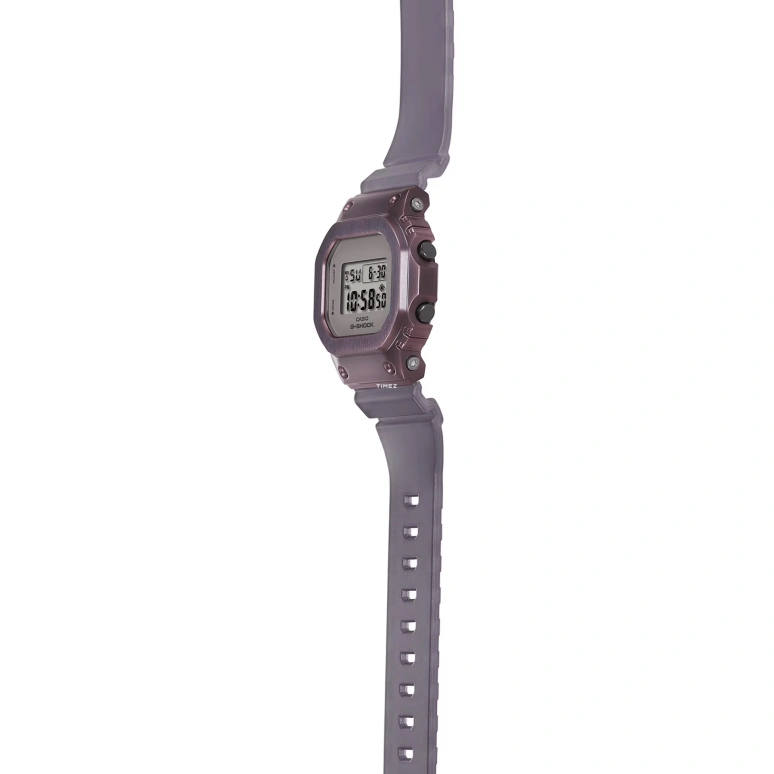 Casio,G-SHOCK 43.80x38.40mm,43.80x38.40mm,Resin,Grey,Purple,Quartz,Countdown,Chronograph,Month,Date,Hardlex,Square,GMS5600MF,GMS5600MF-6