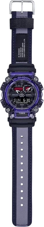 Casio,G-SHOCK 52.80x49.50mm,52.80x49.50mm,Resin,Black,Quartz,Countdown,Chronograph,Month,Date,Hardlex,Glass,Round,GA900TS,GA900TS-6A