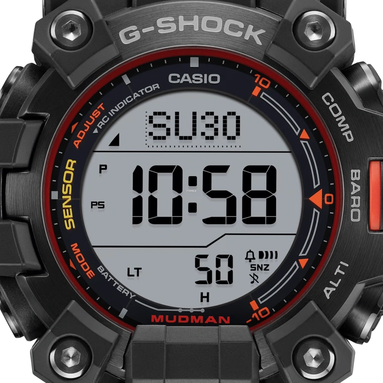 Casio,MASTER OF G - LAND 56.70x52.70mm,56.70x52.70mm,Bio-sourced,Stainless Steel,Grey,Quartz,Countdown,Chronograph,Month,Date,Sapphire,Crystal Glass,Round,GW9500MEC,GW9500MEC-1