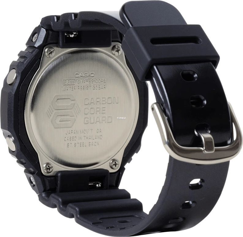 Casio,G-SHOCK 46.20x42.90mm,46.20x42.90mm,Resin,Carbon,Wine Red,Quartz,Countdown,Chronograph,Month,Date,Hardlex,Round,GMAS2100RB1A