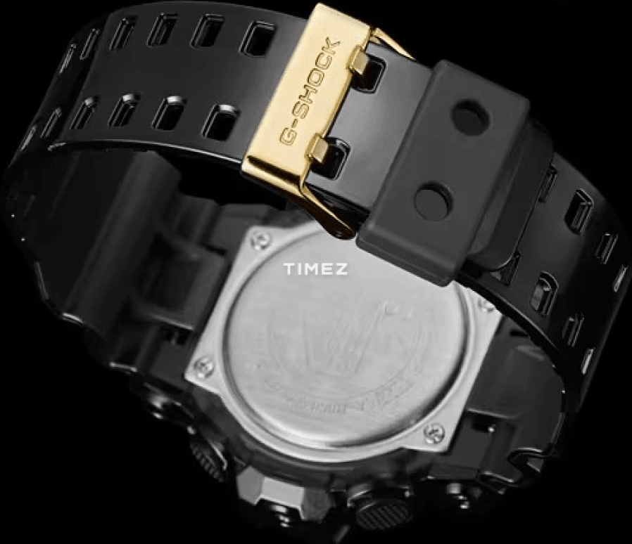 Casio,G-SHOCK 53.40mm,53.40mm,Resin,Gold,Quartz,Countdown,Chronograph,Month,Date,Hardlex,Round,GA710GB,GA710GB-1A