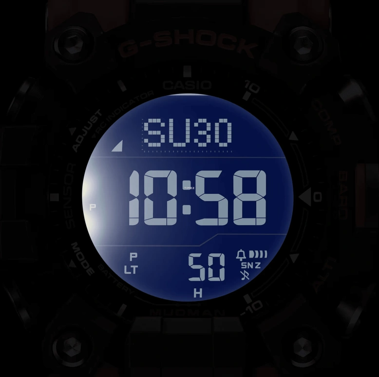 Casio,MASTER OF G - LAND 56.70x52.70mm,56.70x52.70mm,Bio-sourced,Resin,Black,Quartz,Countdown,Chronograph,Month,Date,Hardlex,Round,GW9500,GW9500-1A4