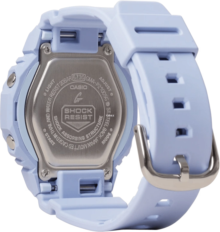 Casio,G-SHOCK 40.20mm,40.20mm,Bio-sourced,Resin,Purple,Quartz,Countdown,Chronograph,Month,Date,Hardlex,Octagon,GMAP2100SG2A
