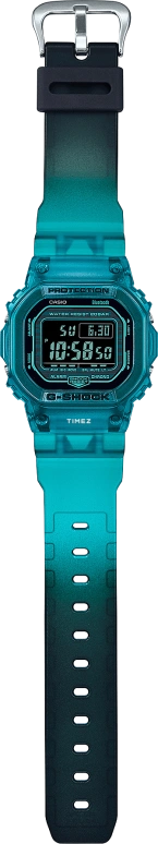 Casio,G-SHOCK 48.90x42.80mm,48.90x42.80mm,Resin,Blue,Quartz,Rectangular,DWB5600G,DWB5600G-2