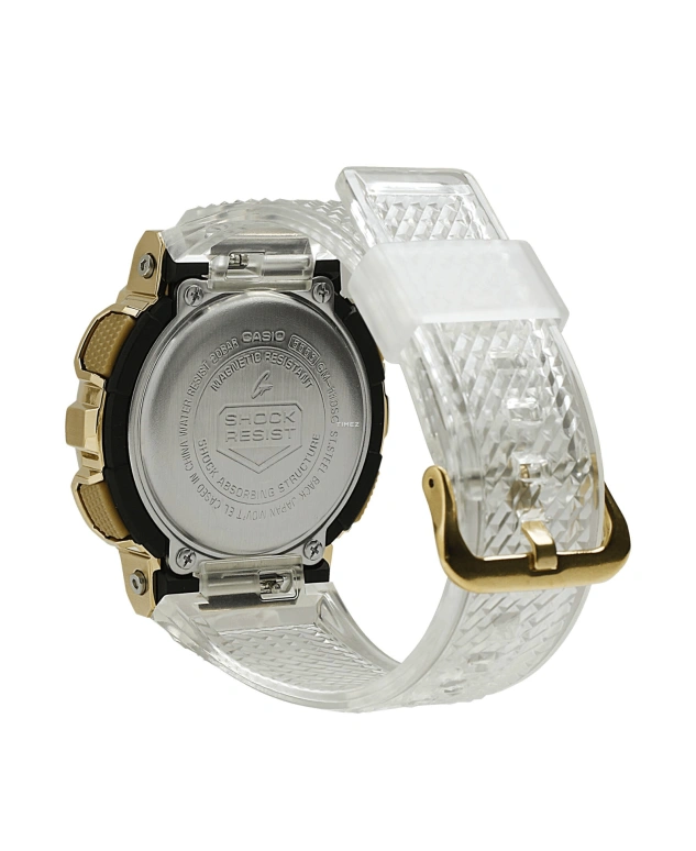 Casio,G-SHOCK 51.90x48.80mm,51.90x48.80mm,Stainless Steel,Resin,Pink Gold,Quartz,Countdown,Chronograph,Month,Date,Hardlex,Round,GM110SG,GM110SG-9A