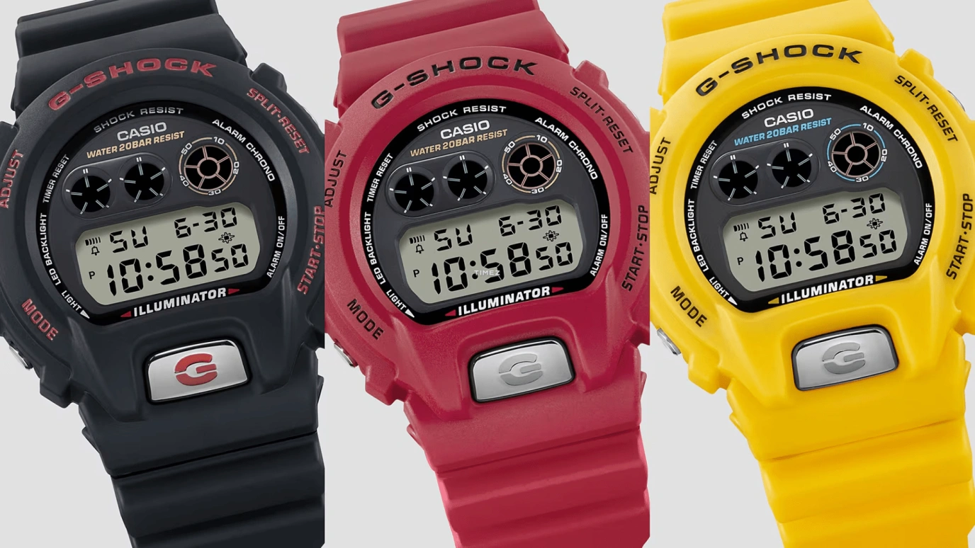 Casio,G-Shock 6900 53.20x50mm,53.20x50mm,Resin,Bio-sourced,Black,Grey,Quartz,Countdown,Chronograph,Month,Date,Hardlex,Round,DW6900TR,DW6900TR-1