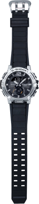 Casio,G-STEEL 50.30mm,50.30mm,Resin,Grey,Black,Quartz,Countdown,Chronograph,Month,Date,Hardlex,Round,GSTB300E,GSTB300E-5A