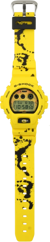 Casio,G-SHOCK 50mm,50mm,Resin,Yellow,Quartz,Countdown,Chronograph,Month,Date,Hardlex,Round,DW6900ESC239