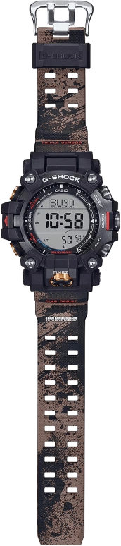 Casio,MASTER OF G - LAND 52.70mm,52.70mm,Bio-sourced,Resin,Black,Grey,Quartz,Countdown,Chronograph,Month,Date,Hardlex,Round,GW9500TLC,GW9500TLC-1