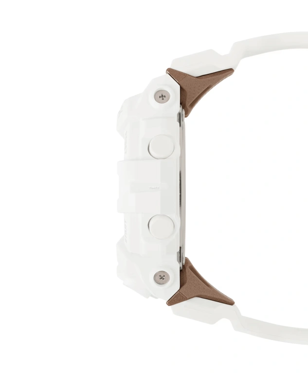 Casio,G-SHOCK 50.70x45.20mm,50.70x45.20mm,Resin,White,Quartz,Countdown,Chronograph,Month,Date,Hardlex,Round,GMAB800,GMAB800-7A