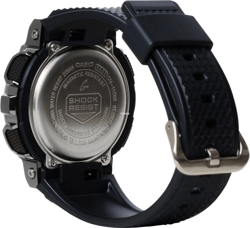 Casio,G-STEEL 48.80mm,48.80mm,Resin,Black,Quartz,Countdown,Chronograph,Month,Date,Hardlex,Round,GM110BB,GM110BB-1A