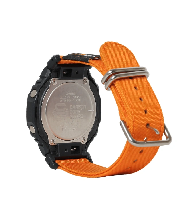 Casio,G-SHOCK 48.50x45.40mm,48.50x45.40mm,Resin,Carbon,Black,Quartz,Countdown,Chronograph,Month,Date,Hardlex,Round,GAE2100WE,GAE2100WE-3A