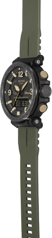 Casio,PROTREK 51.60x51.50mm,51.60x51.50mm,Stainless Steel,Black,Quartz,Countdown,Chronograph,Month,Date,Hardlex,Round,PRW6630NA,PRW6630NA-1A3