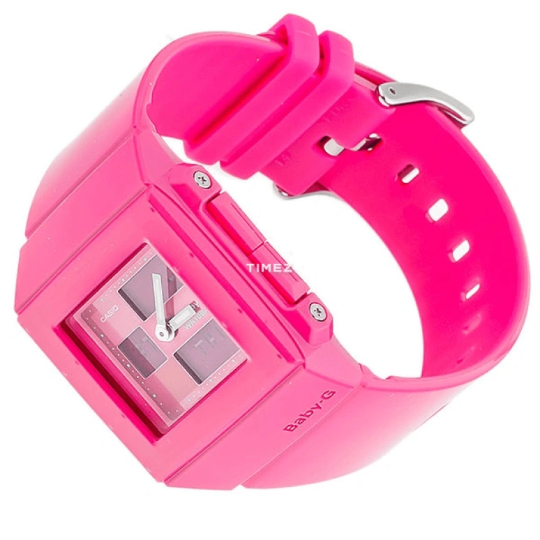 Casio,BABY-G 36mm,36mm,Acrylic,Plastic,Pink,Quartz,BGA,BGA-200-4E