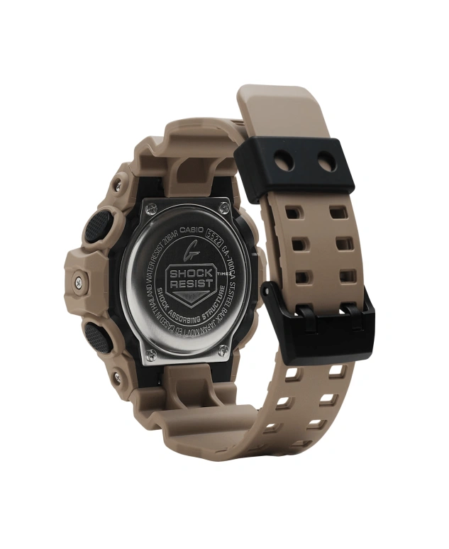 Casio,G-SHOCK 57.50x53.40mm,57.50x53.40mm,Resin,Black,Quartz,Foudroyante,Chronograph,Month,Date,Hardlex,Round,GA700CA,GA700CA-5A