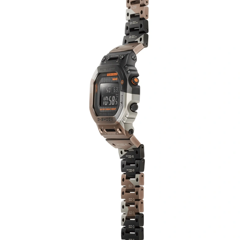 Casio,G-SHOCK 49.30x43.20mm,49.30x43.20mm,Titanium,Black,Quartz,Countdown,Chronograph,Month,Date,Hardlex,Square,GMWB5000TVB1