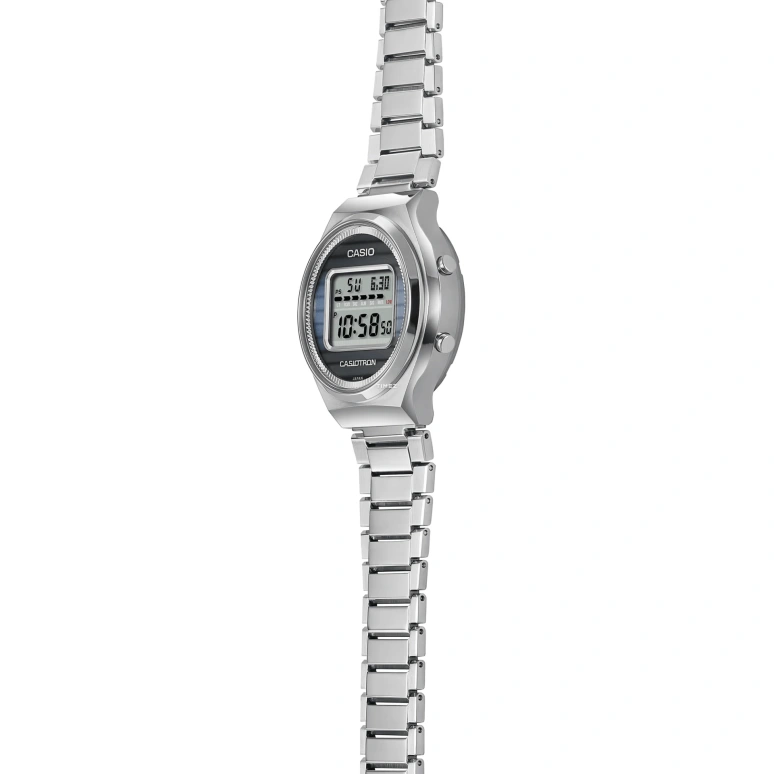 Casio,CASIOTRON 42.70x39.10mm,42.70x39.10mm,Stainless Steel,Blue,Quartz,Countdown,Chronograph,Month,Date,Hardlex,Round,TRN50,TRN50-2A