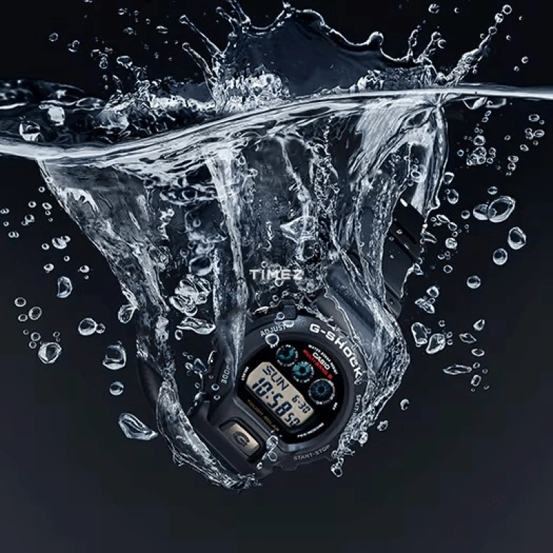 Casio,G-SHOCK 50mm,50mm,Resin,Black,Quartz,Countdown,Chronograph,Month,Date,Hardlex,Round,GW6900,GW6900-1