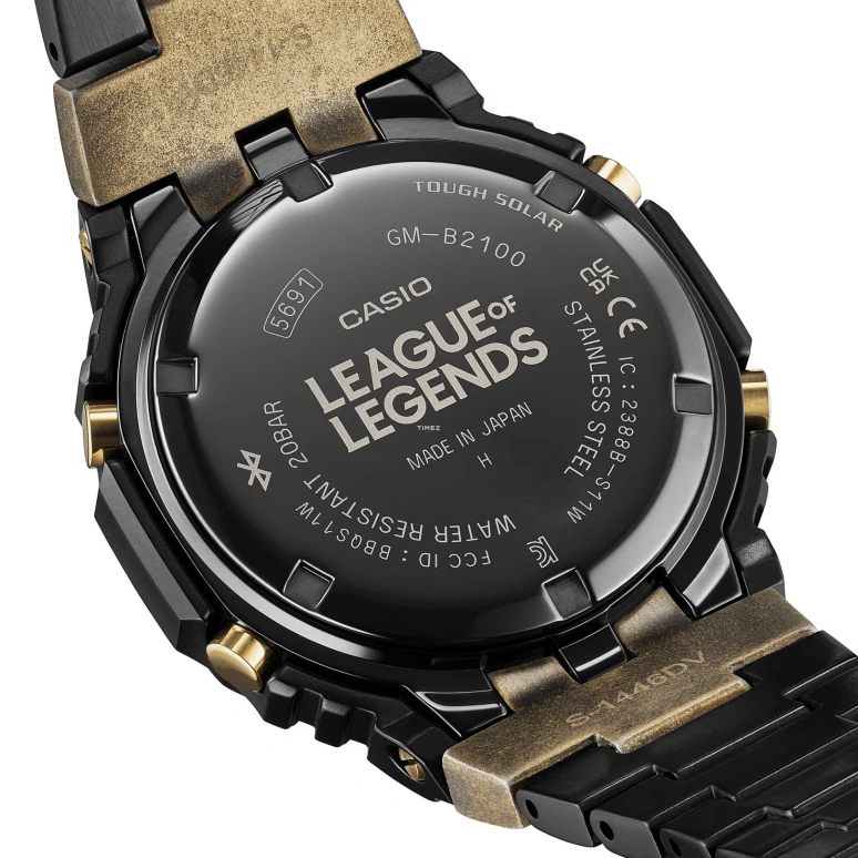Casio,G-SHOCK 49.80x44.40mm,49.80x44.40mm,Stainless Steel,Black,Quartz,Countdown,Chronograph,Month,Date,Hardlex,Octagon,GMB2100LL,GMB2100LL-1A