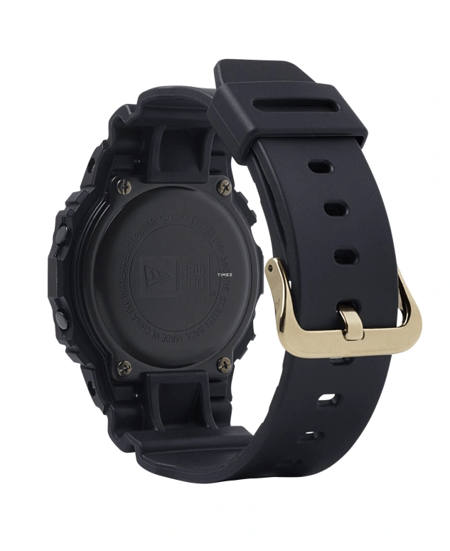 Casio,G-SHOCK 48.90x42.80mm,48.90x42.80mm,Resin,Black,Gold,Quartz,Countdown,Chronograph,Month,Date,Hardlex,Square,DW5600NE,DW5600NE-1