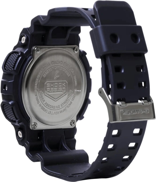 Casio,G-SHOCK 51.20mm,51.20mm,Resin,White,Quartz,Countdown,Chronograph,Month,Date,Hardlex,Round,GA100WD,GA100WD-1A