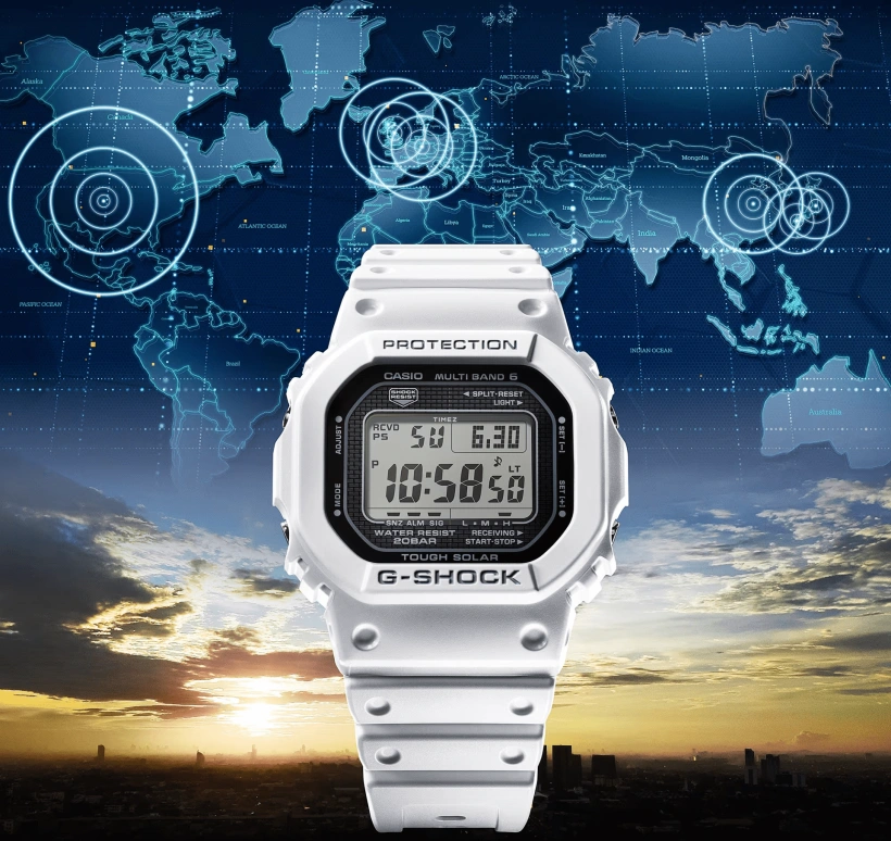 Casio,G-SHOCK 48.90x42.80mm,48.90x42.80mm,Stainless Steel,Black,Grey,Quartz,Countdown,Chronograph,Month,Date,Hardlex,Square,GW5000HS,GW5000HS-7