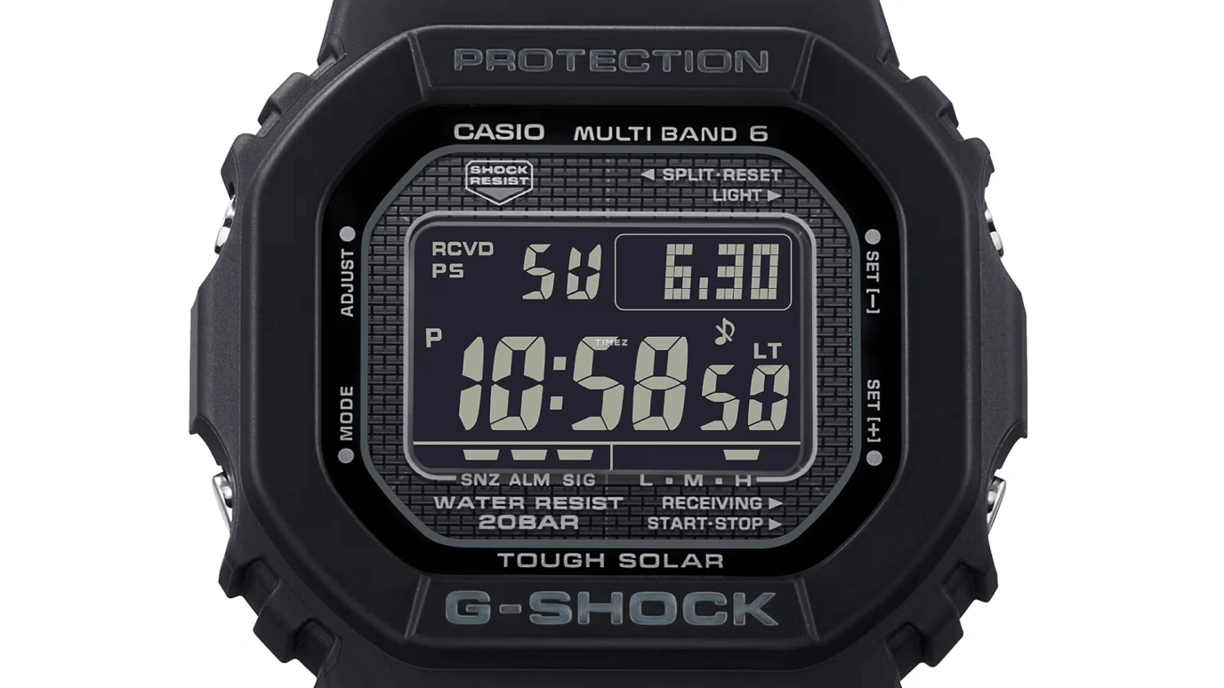 Casio,G-SHOCK 48.90x42.80mm,48.90x42.80mm,Stainless Steel,Black,Quartz,Countdown,Chronograph,Month,Date,Hardlex,Square,GW5000HS,GW5000HS-1